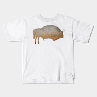 Painted Bison of Font de Gaume Kids T-Shirt